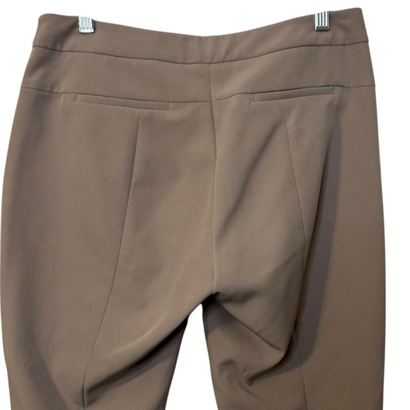 Adrianna Papell ankle pant women’s 6 business casual office career neutral tan - Picture 4 of 11